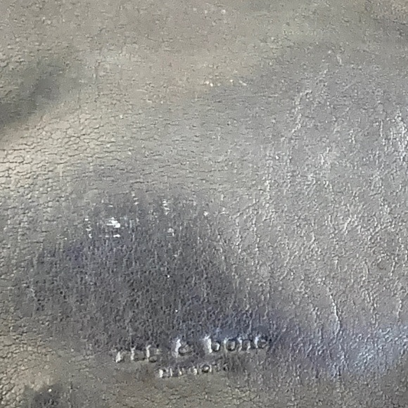 Rag and Bone Grommet Stylish Black Shoulder Bag w/ chain - Picture 13 of 13